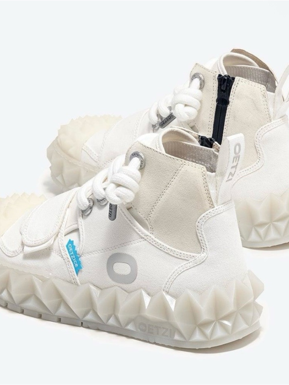 OETZI Zero ICE Chunky Sneakers White EU45 Futuristic Platform Trainer NWT Box - Picture 7 of 8